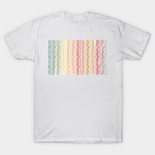 Abstract Line Art Colorful T-Shirt